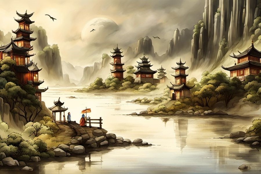 办喜事的场面