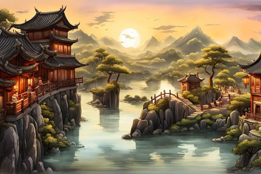 别人家办丧事