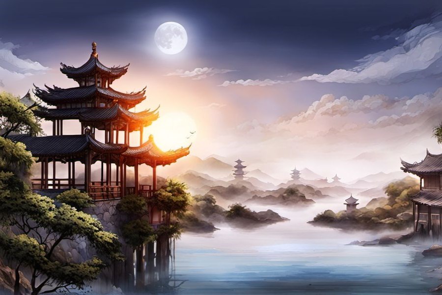和家人一起吃饭