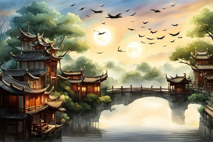 坐电梯上高楼