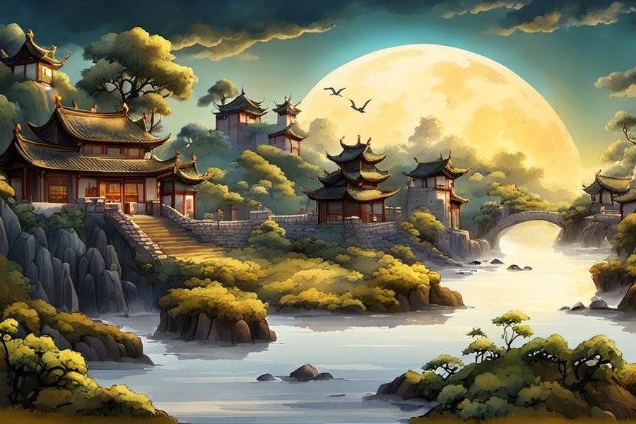 梨树上结满了梨