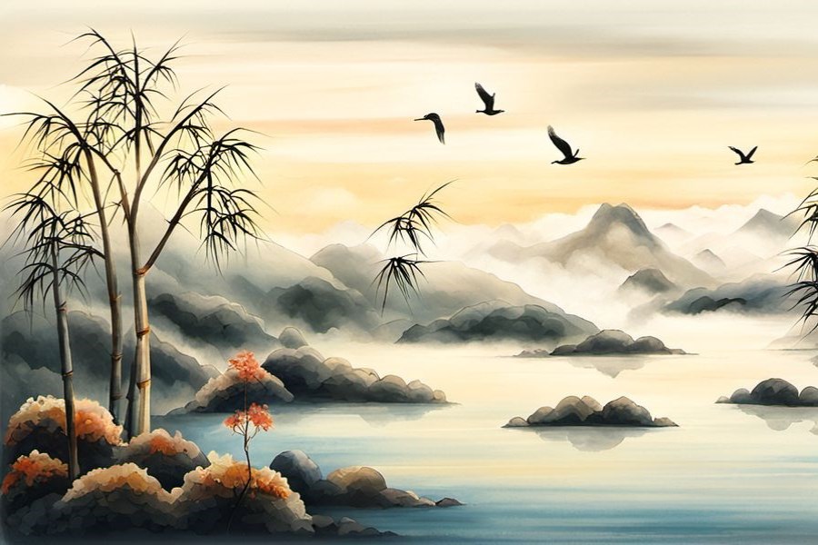 老公光全身