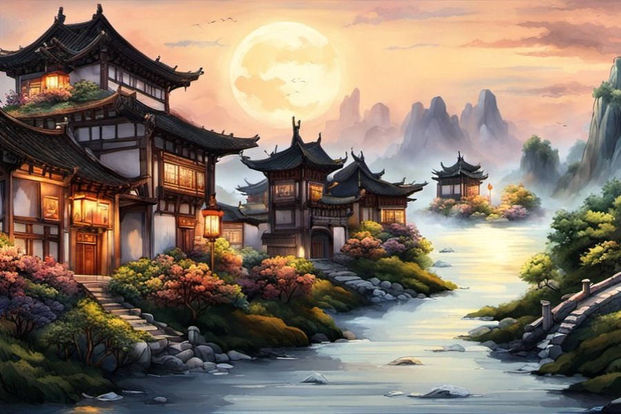 在海里游泳
