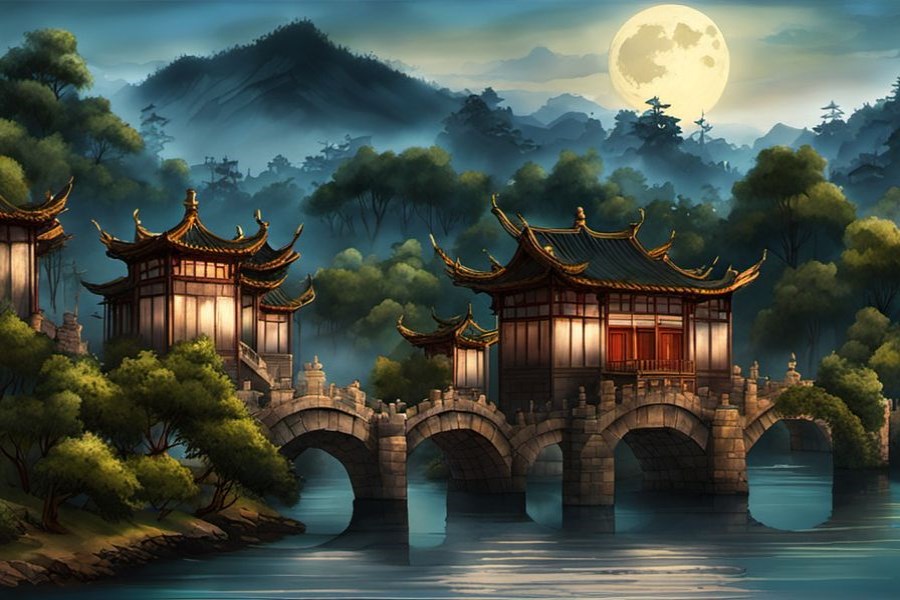 好大的水滚滚而来