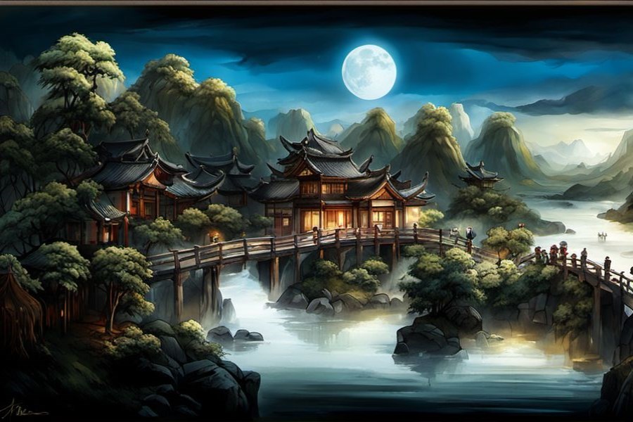 发丧的场景