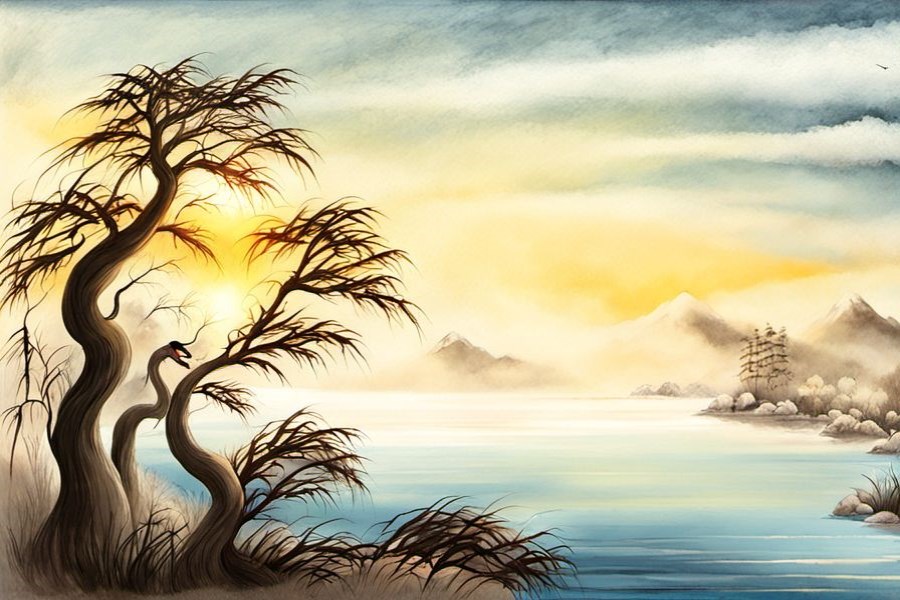 老太太和我说话