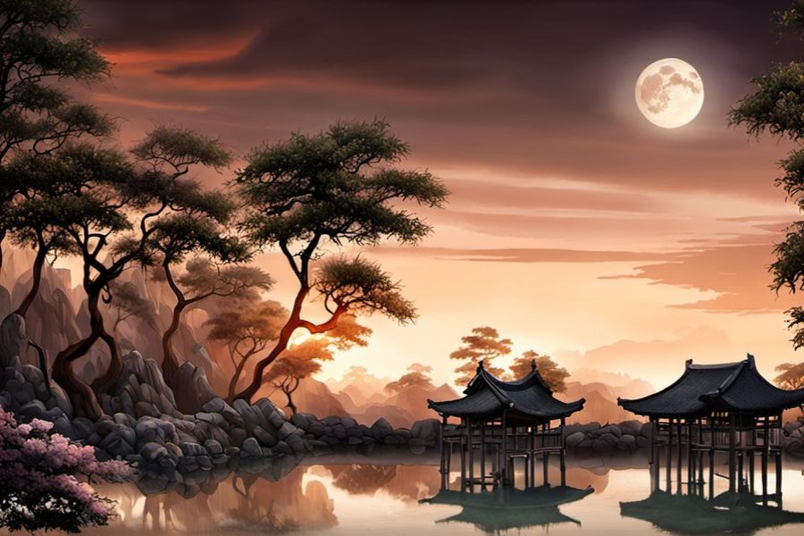 车上拉着棺材