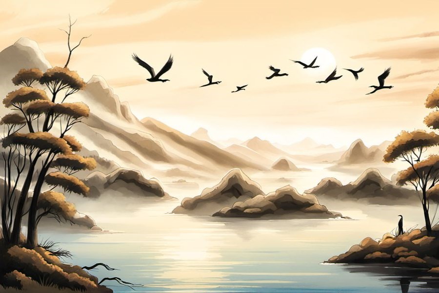 男人裸露着生殖器