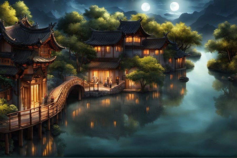 青山绿水美景