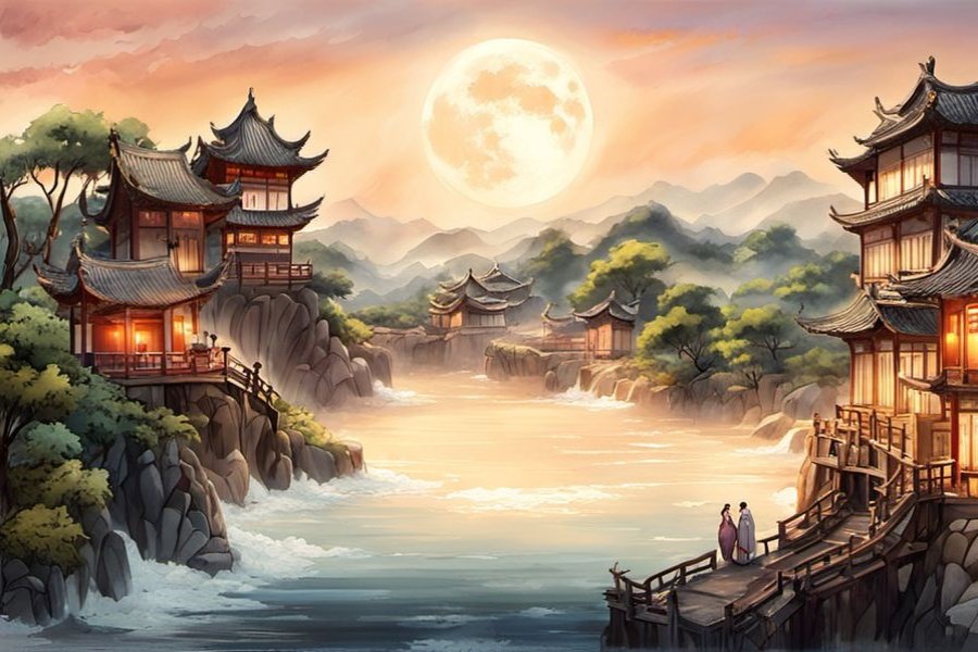 自己长头发