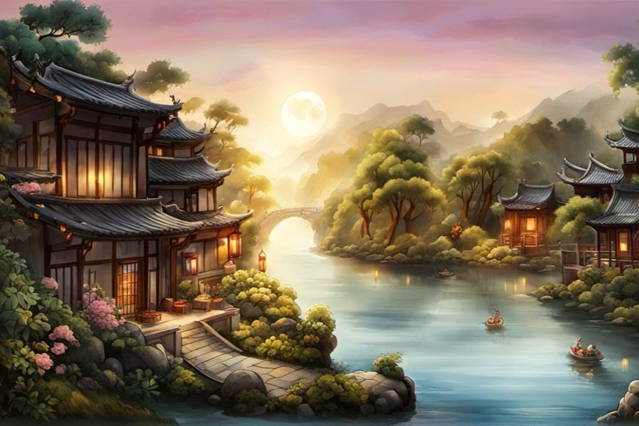 全家去旅游