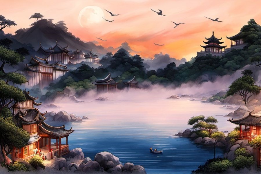下雨淋湿自己