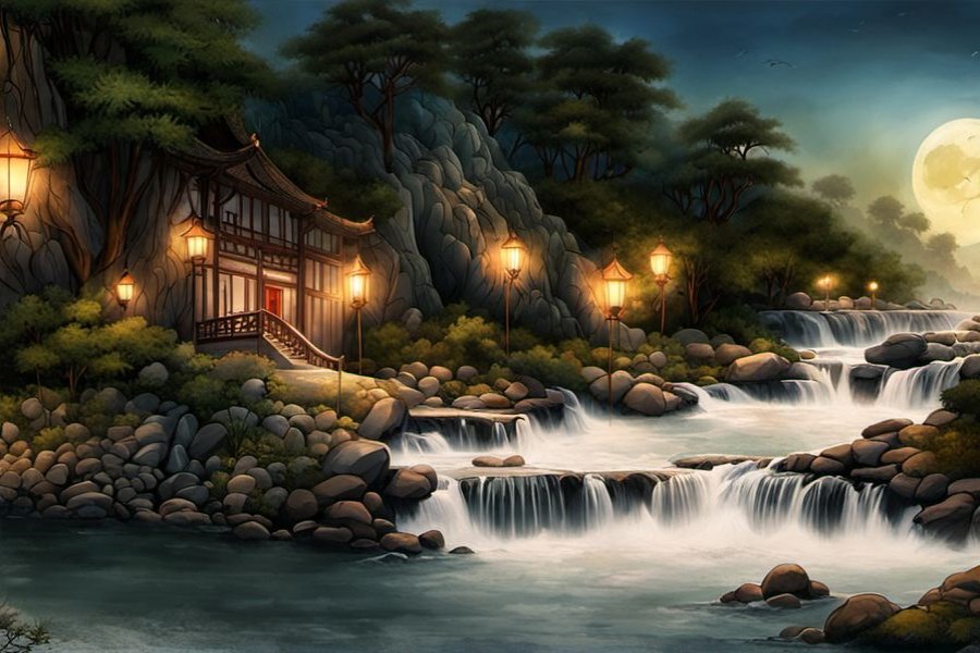 水缸装满水
