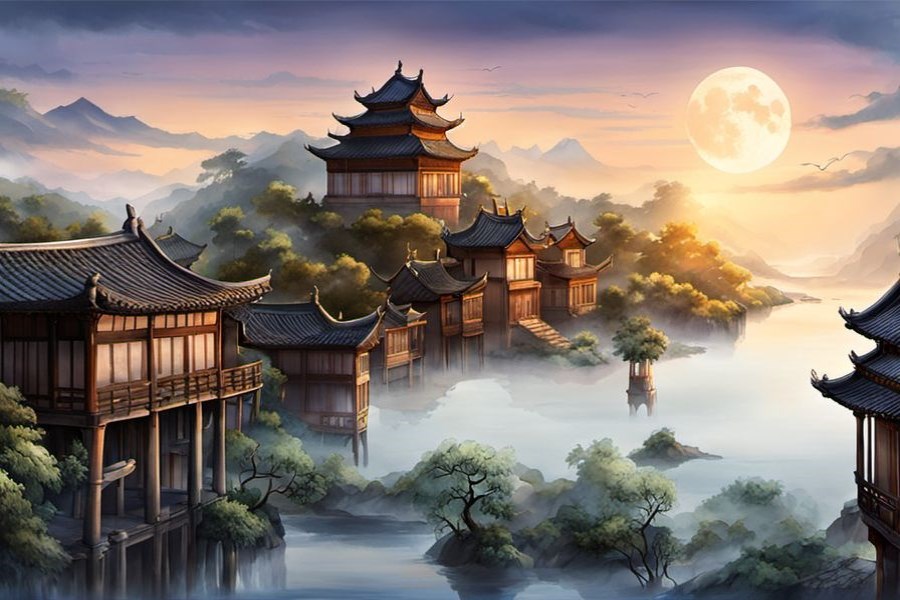 一个人去世
