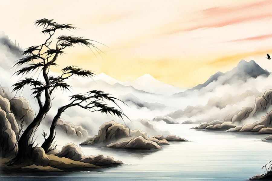 两头牛打架