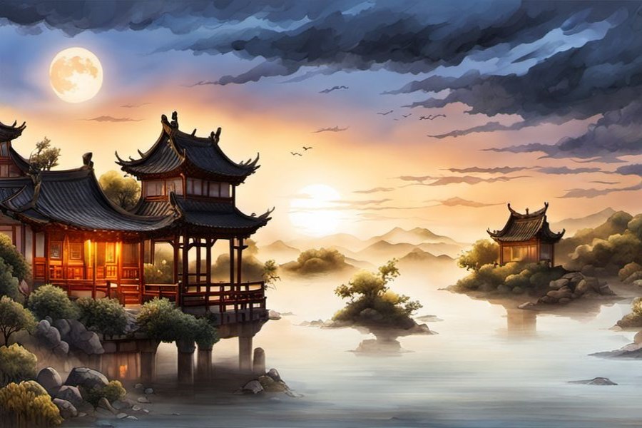 自己一丝不挂