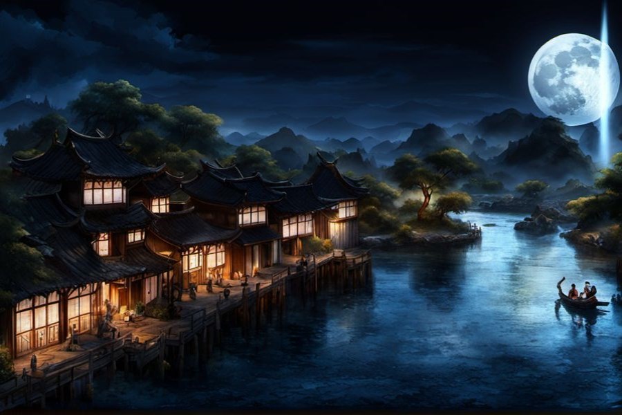 在海边玩耍