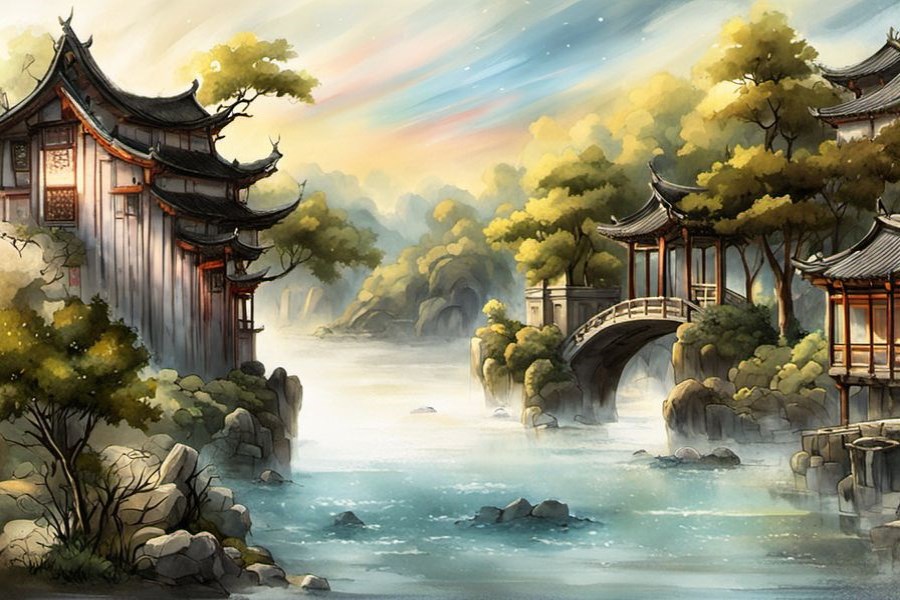 灶台烧火很旺