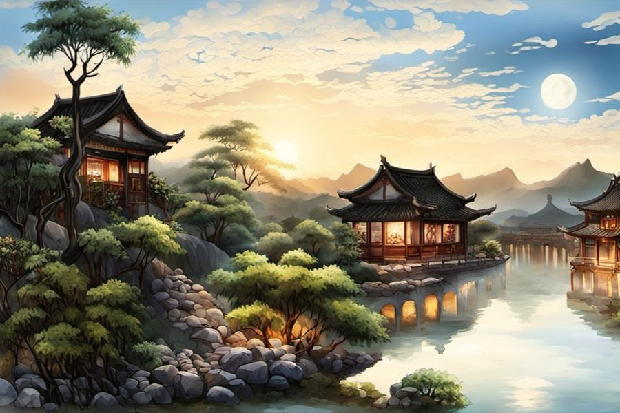 抓住两条鱼