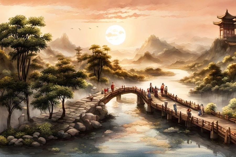 车子掉进河里