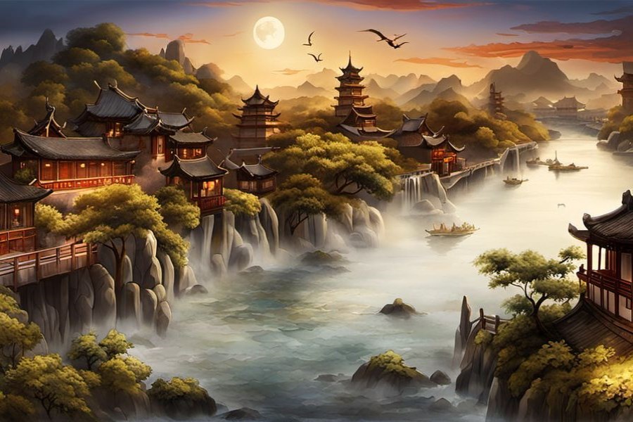 狂风暴雨房屋倒塌