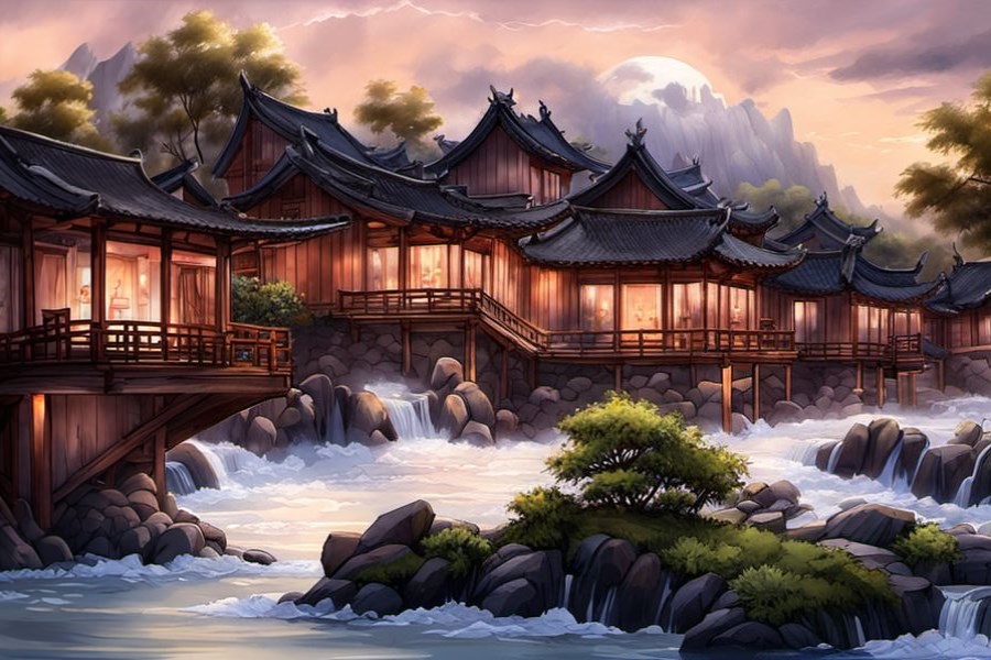公鸡追着啄我