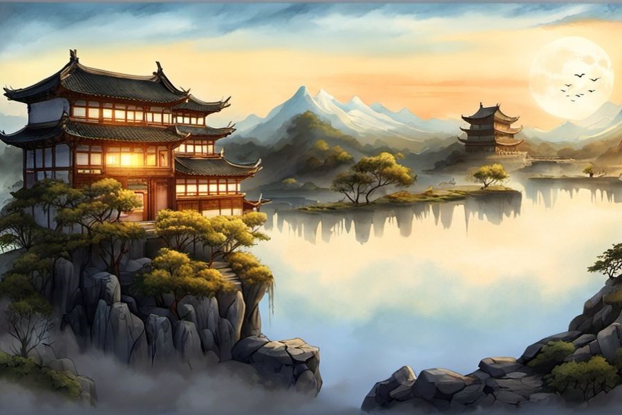 在大海上坐船