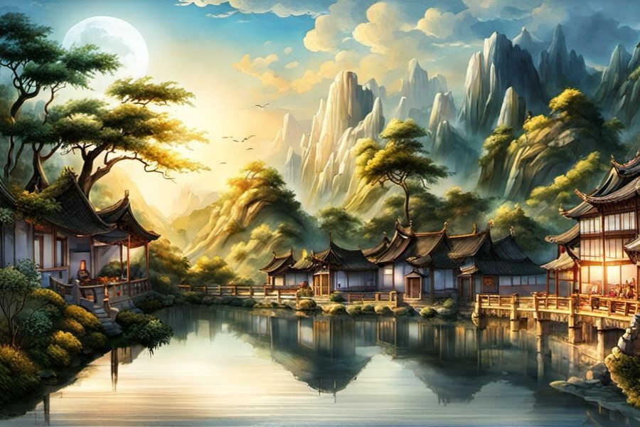 突然下大雨