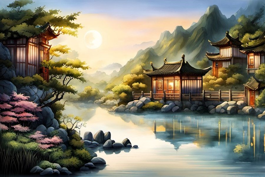 房顶有一个窟窿