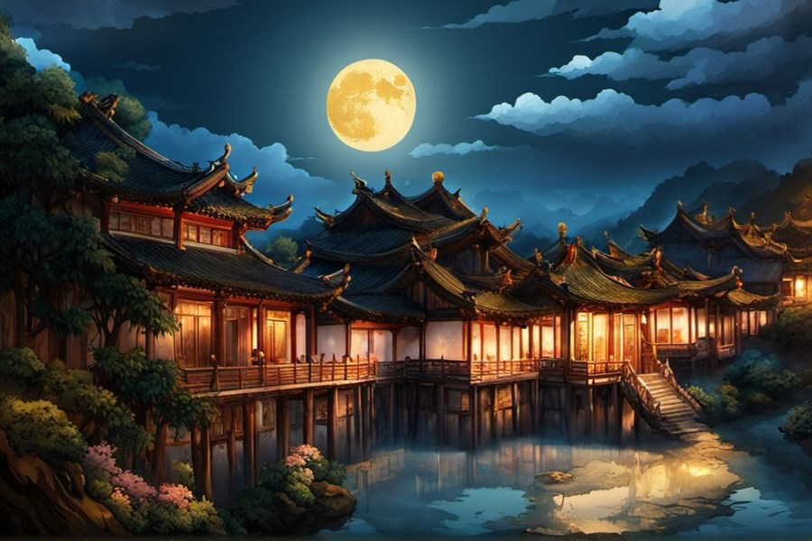 自己躺在棺材里