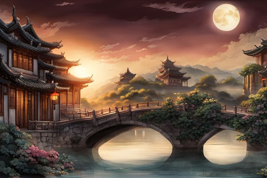 鱼跳出水面