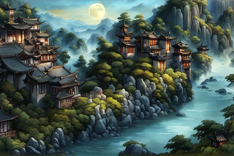 很多腊肉挂在那里