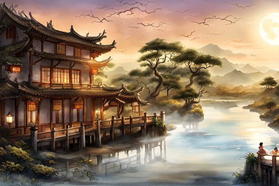 自己的牙掉了