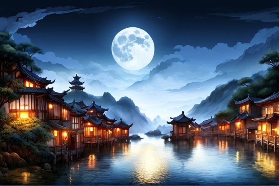 捉到一条大鲤鱼