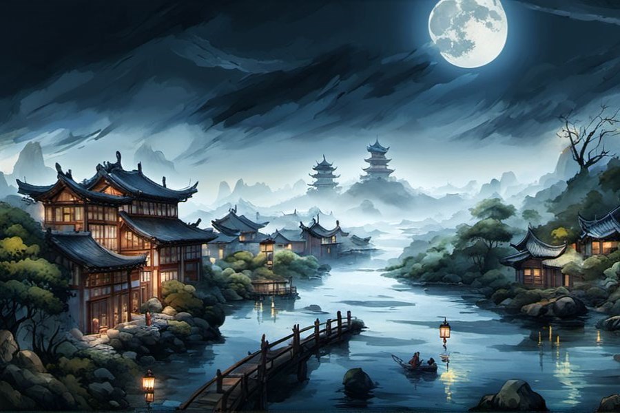 喂小孩吃饭