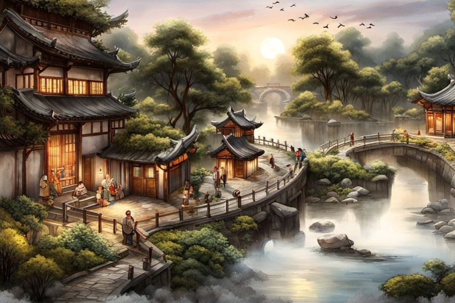 两只狗追着咬我