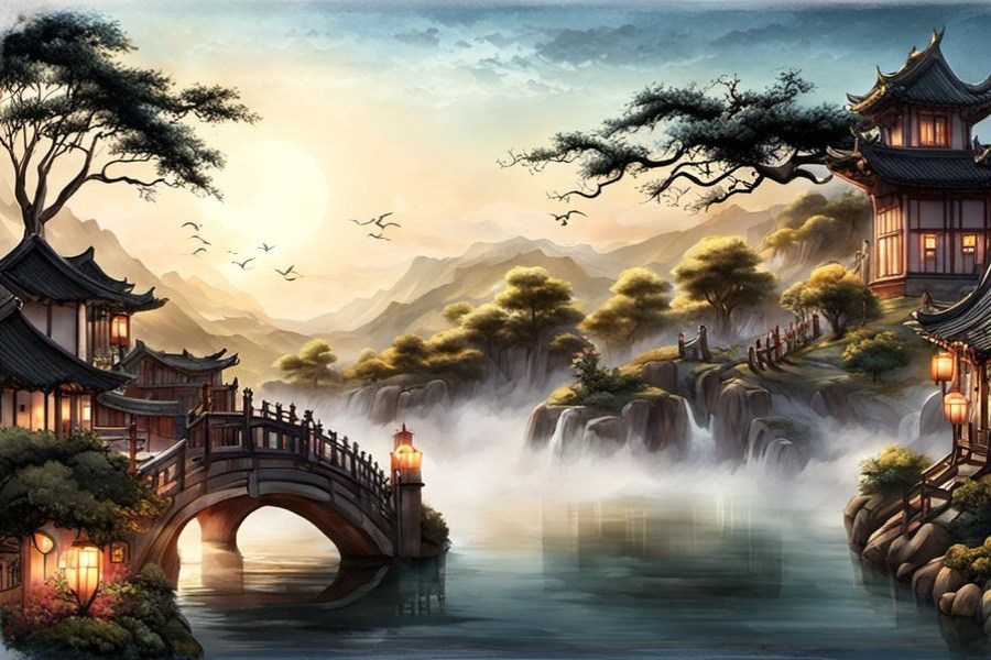 枣树上结满了红枣