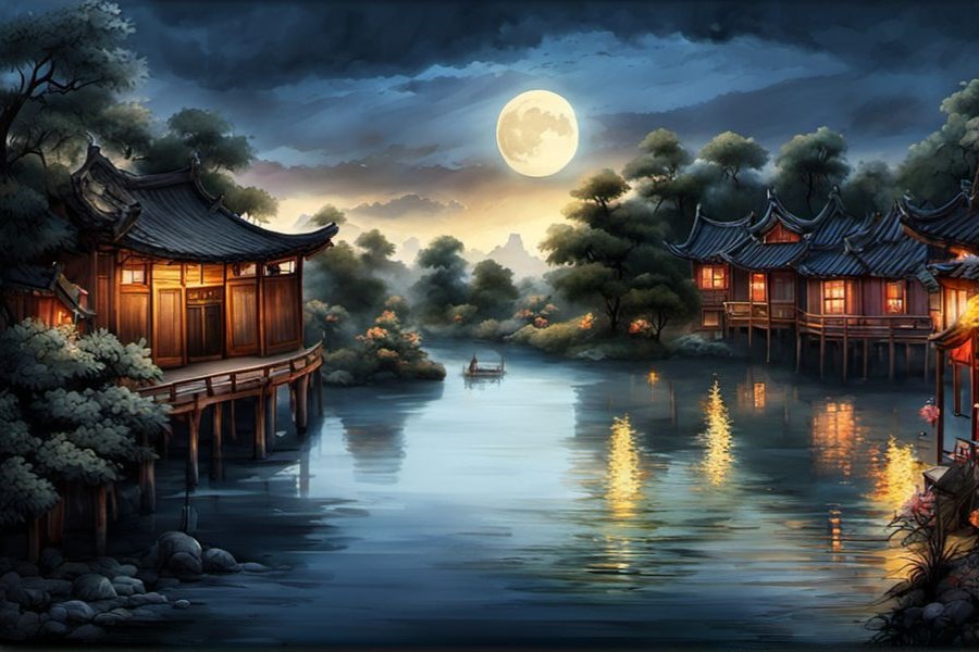 鱼塘水干了
