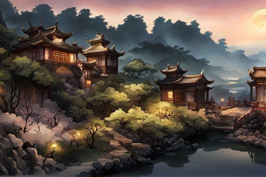 已故的公公说话