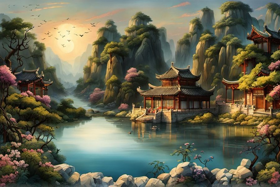 很多鱼跳出水面
