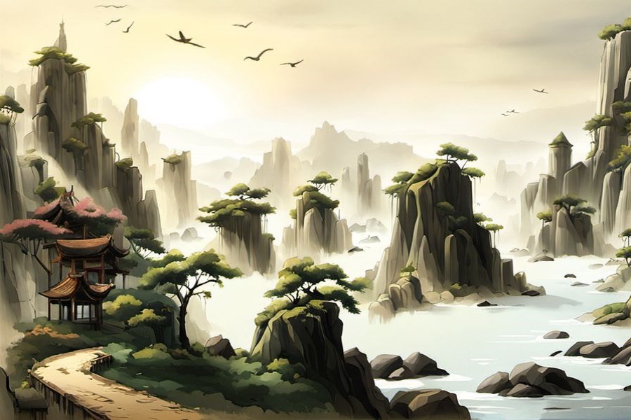 两个男孩子拉屎