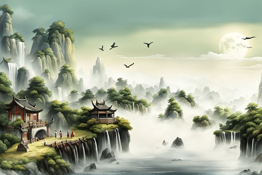 油锅里滚烫的油