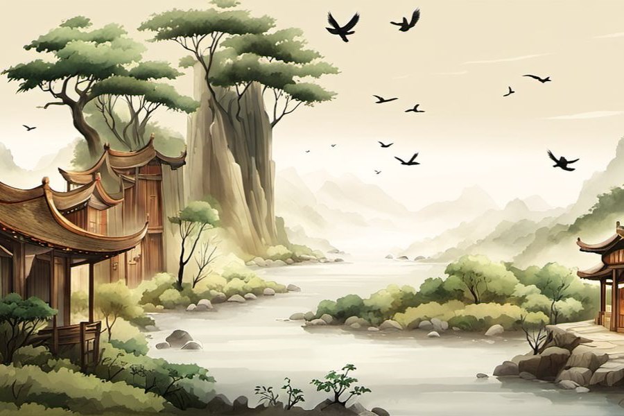 一棵鲜花长在地里