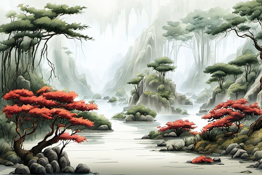 鱼在瓶子里