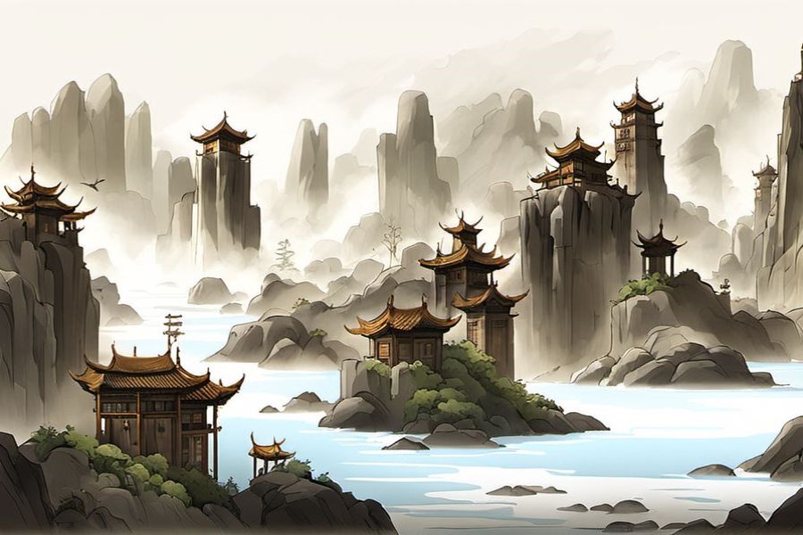 在棺材上刻画