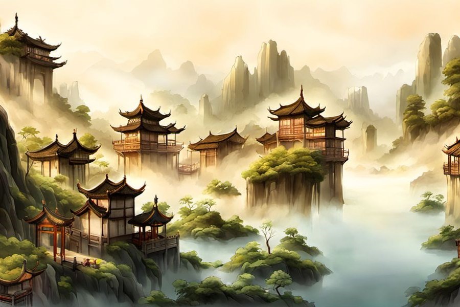 桃花树开满桃花