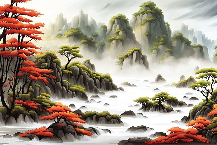 爬高从别的地方下来