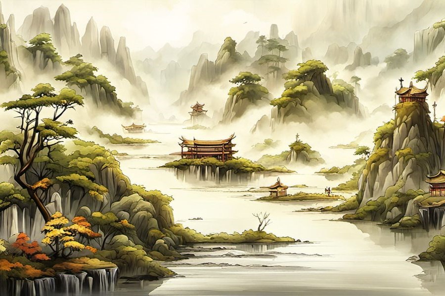 在浴池有两小男孩