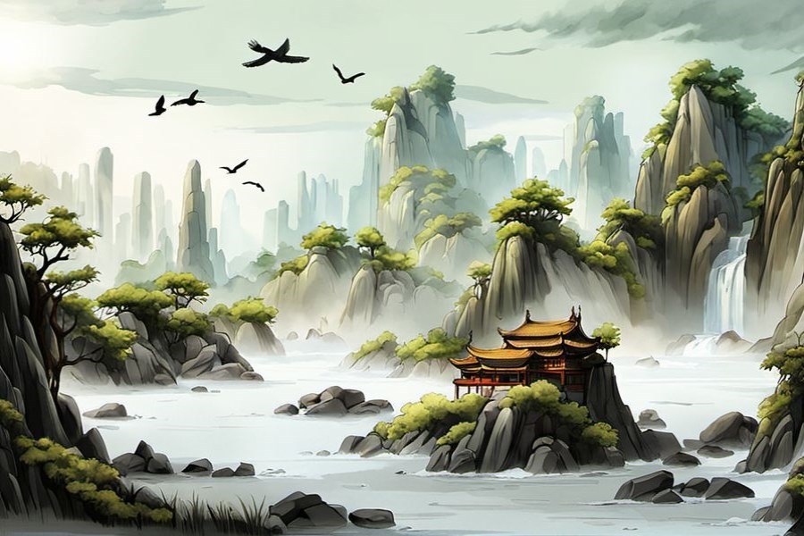 从身上往外拔针