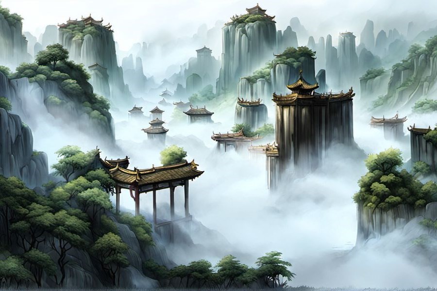 在地上爬行
